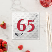 65誕生日ゴルフクラブナプキンス スタンダードカクテルナプキン (インサイチュ)