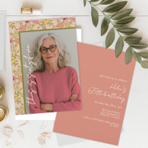 65誕生日パーティかわいらしフローラ植物花