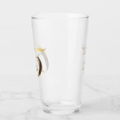 65誕生日ブルーサファ結婚イア記念日 タンブラーグラス (左)