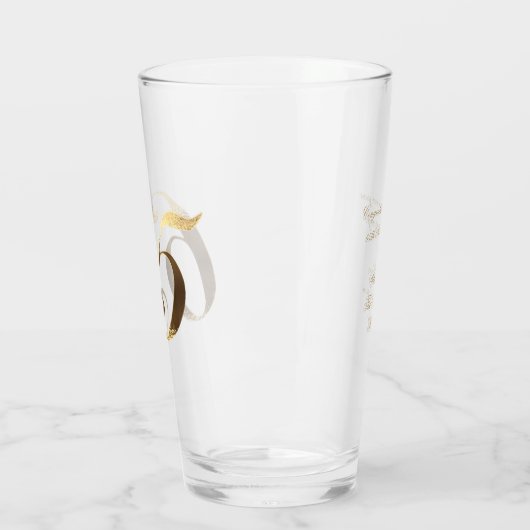 65誕生日ブルーサファ結婚イア記念日 タンブラーグラス (左)