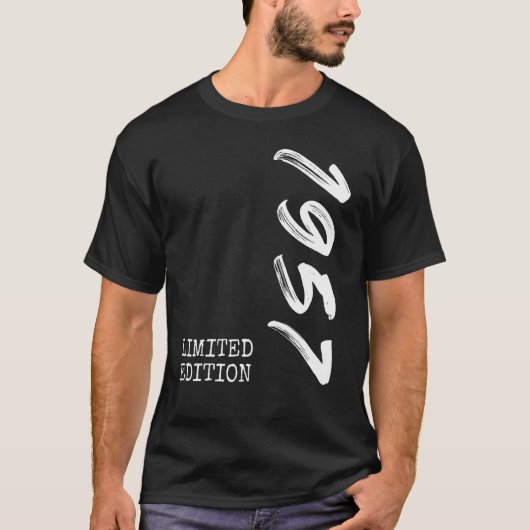 65誕生日レディースメンズ65年1957 1 Tシャツ (正面)