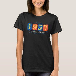 65誕生日レディースメンズ65年1957 Tシャツ
