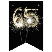 65誕生日又は記念日パーティー バンティングフラッグ (第2の旗)