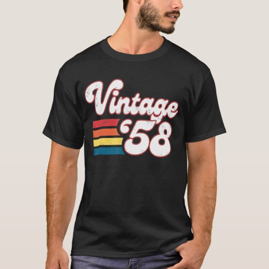 65誕生日女子生まれ1958年誕生日 Tシャツ (正面)