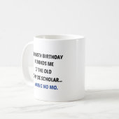 65誕生日昔を思い出す中国の コーヒーマグカップ (正面左)