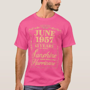 65誕生日6月の彼への贈り生まれ物 Tシャツ