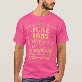 65誕生日6月の彼への贈り生まれ物 Tシャツ