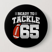 65誕生日65年カップル記念日に取り組む 缶バッジ (正面)