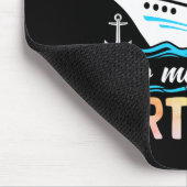 65誕生日65歳の誕生日にクルージング マウスパッド (コーナー)