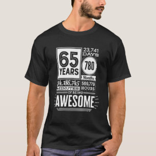 65誕生日65歳素晴らし23725日 Tシャツ