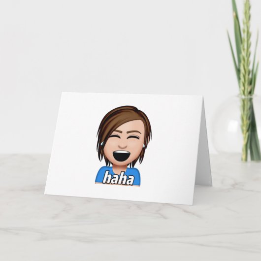 **65誕生日***ああ私の作るおもしろい!カード カード (正面)