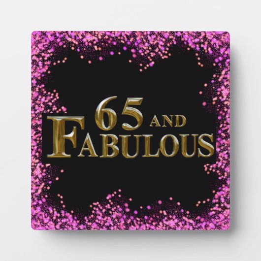 65誕生日 フォトプラーク (正面)