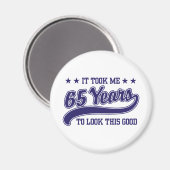 65誕生日 マグネット (正面/裏面)