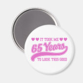 65誕生日 マグネット (正面/裏面)