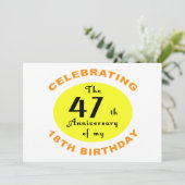 65誕生日Gagギフト カード (スタンド正面)