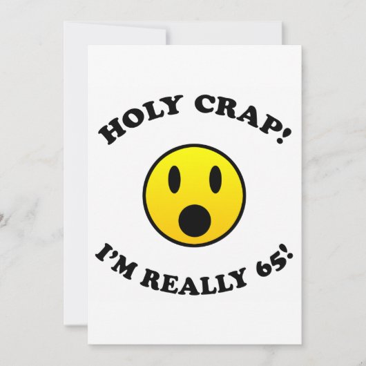 65誕生日Gagギフト カード (正面)