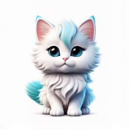 6500上のプリント6500のための美しいかわいい猫デザイン Tシャツ