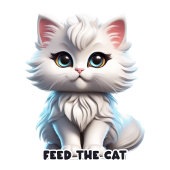 6500上のプリント6500のための美しいかわいい猫デザイン Tシャツ