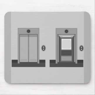 651.11建物エレベータ マウスパッド