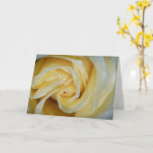 6557 – 黄色バラ（露） カード (黄色い花)