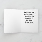 "65"を回し、まだ"21"を見て動揺！カード カード (内部)