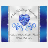 65,45結婚周年記念贈答品 フリースブランケット (正面(横))