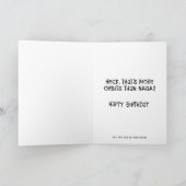 65thおもしろいオービット誕生日 カード (内部)