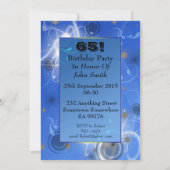 65thコズミックパーティの招待状 招待状 (裏面)