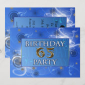 65thコズミックパーティの招待状 招待状 (正面/裏面)