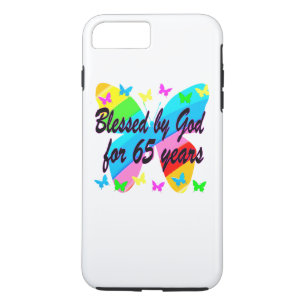 65THバイ賛美ゴッド・バタフライデザイン iPhone 8 PLUS/7 PLUSケース