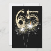 65thバースデーパーティースパーカー 招待状 (正面)