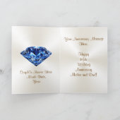 65th結婚アニバーサリーカード カード (内部)