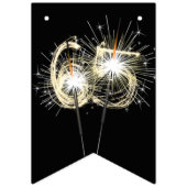 65th誕生日またはアニバーサリーパーティー バンティングフラッグ (第2の旗)