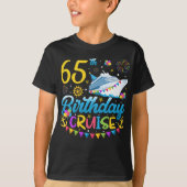 65th誕生日クルーズBデイパーティーボーイ Tシャツ (正面)