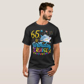 65th誕生日クルーズBデイパーティーメンズ Tシャツ (正面フル)