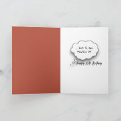 65th誕生日バーンヤギ カード (内部)