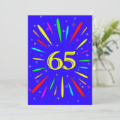 65th誕生日パーティーの招待状の爆発 招待状 (スタンド正面)