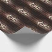 65th誕生日マーキーがレンガで点灯 ラッピングペーパー (角)