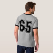 65th誕生日リンガー tシャツ (裏面フル)