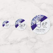 65th / 45thサファイアブルー記念日デザイン コンフェッティ (正面)