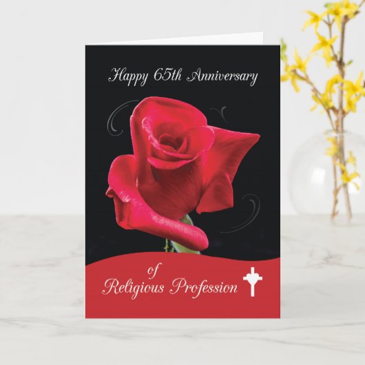 65th Anniversary of Religious Profession, Nun Cong カード (黄色い花)