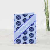 65th Anniversary Sapphire編集可能 カード (正面)