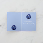 65th Anniversary Sapphire編集可能 カード (内部)