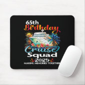 65th Birthday Cruise Squad Friends Family Vacation マウスパッド (マウス)