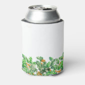 65th Birthday Holly December Birth Flower Custom 缶クーラー (缶裏面)