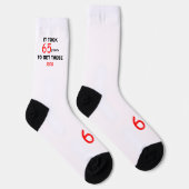 65th Birthday Socks Men Funny ソックス (右)
