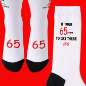 65th Birthday Socks Men Funny ソックス