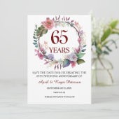 65th Blue Sapphire Wedding Anniversary  セーブザデート (スタンド正面)