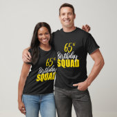 65th Happy Birthday Squad Party Bday Family Group  Tシャツ (ユニセックス)