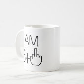 66おもしろい番目の誕生日コーヒーマグ コーヒーマグカップ (正面左)